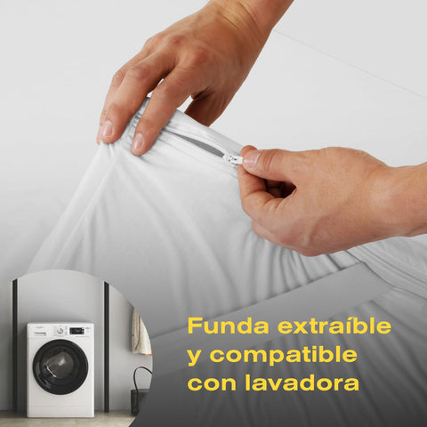 Surmatelas viscoélastique imperméable Tencel