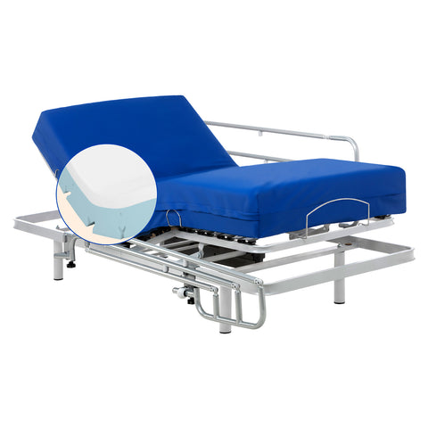 Pack Lit articulé avec Matelas Viscoélastique Professional V6 (80x190 cm, barrières)
