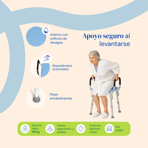 Taburete de ducha Aqua Pro