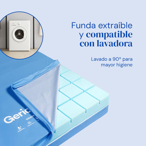 Matelas imperméable en mousse | Découpe supérieure en quadrillage - Origin HR