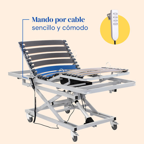 Lit médicalisé releveur à hauteur variable