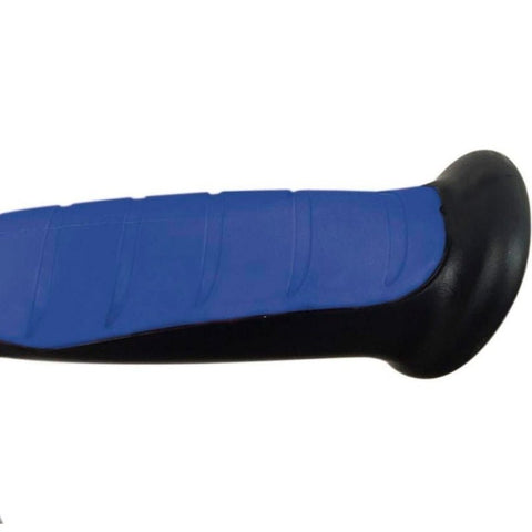 Pack de 2 béquilles en aluminium avec poignée anatomique en caoutchouc couleur bleue