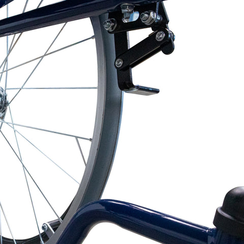 Fauteuil roulant pliable autopropulsé couleur bleu