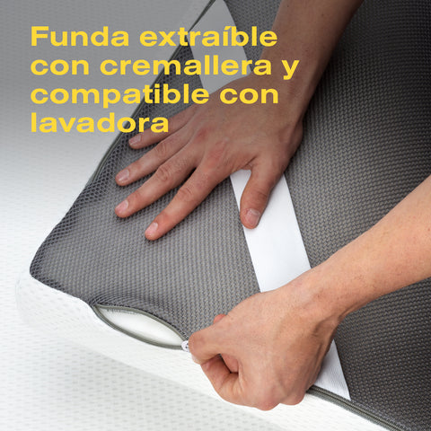 Ferlex - Surmatelas Elion en mousse à mémoire de forme de 7 cm